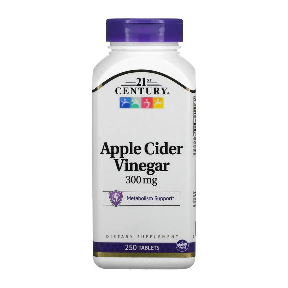 21St Century Apple Cider Vinegar 300Mg Tablets - 250 Ea